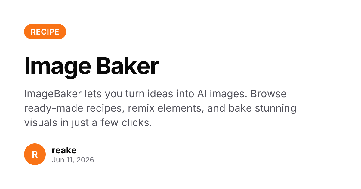 How to Get Better AI Image Results with Re-baking